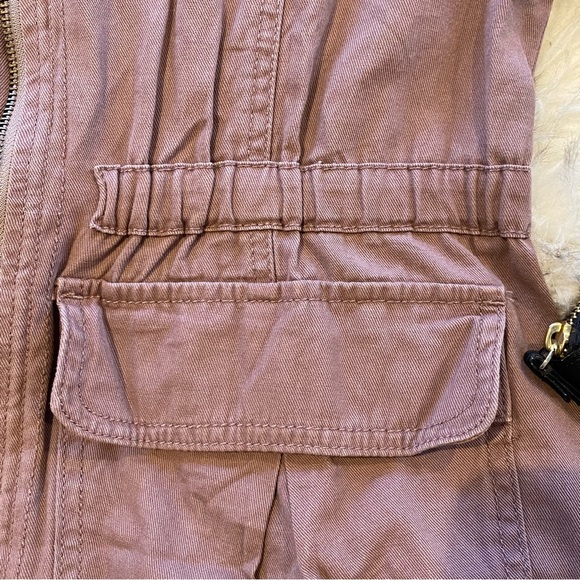 Maurice’s dusty rose / mauve cargo jacket - Picture 5 of 6